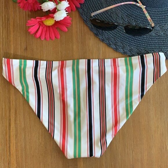 Gibson Latimer Striped Ready or Knot Bikini Bottom - Picture 4 of 9
